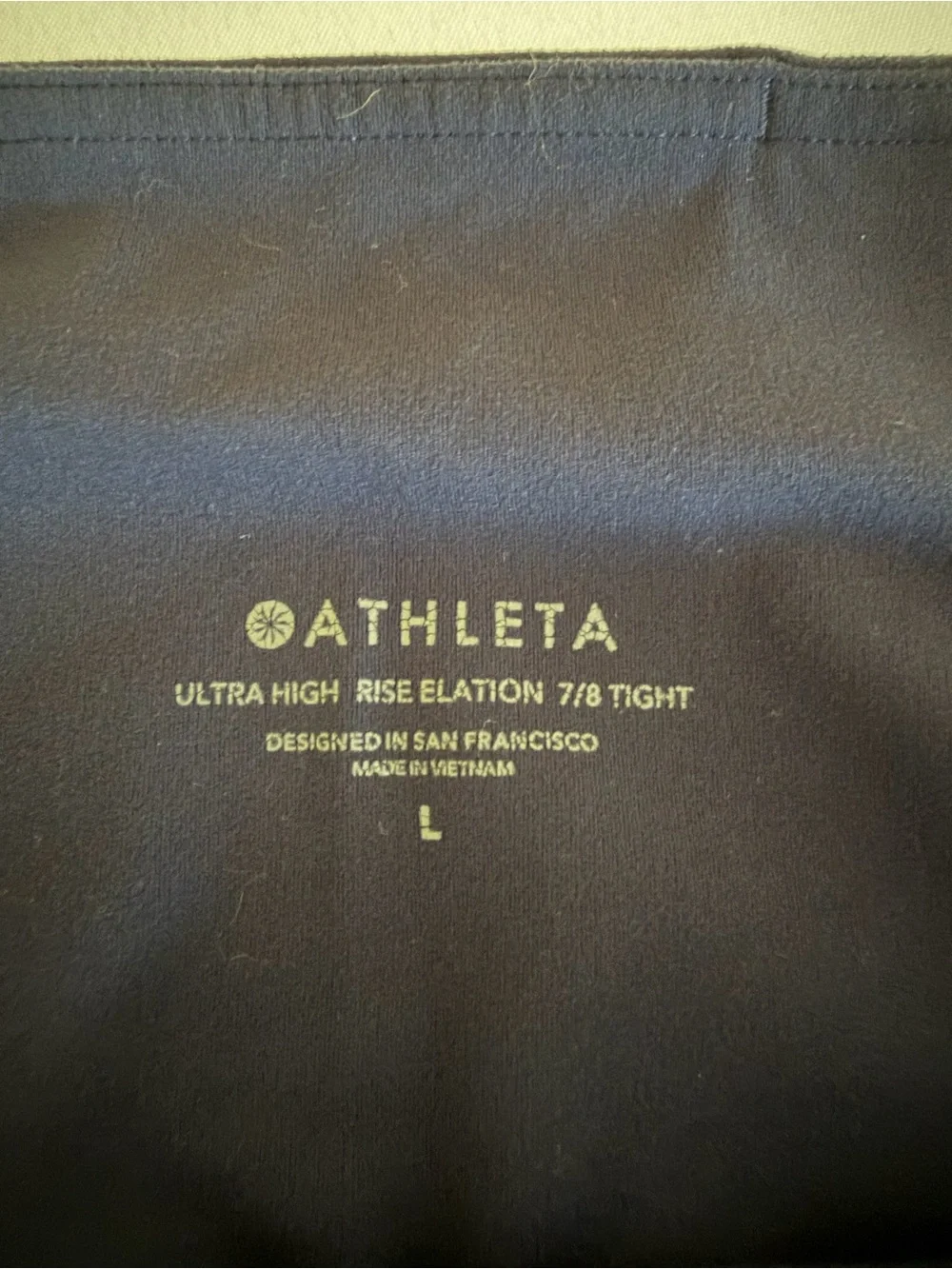 Athleta High-Rise Navy Performance Leggings